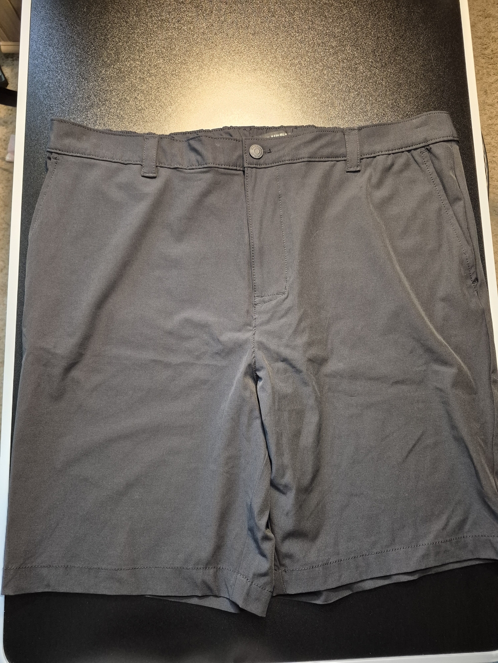 Banana Republic Men's Black Flat-Front Shorts